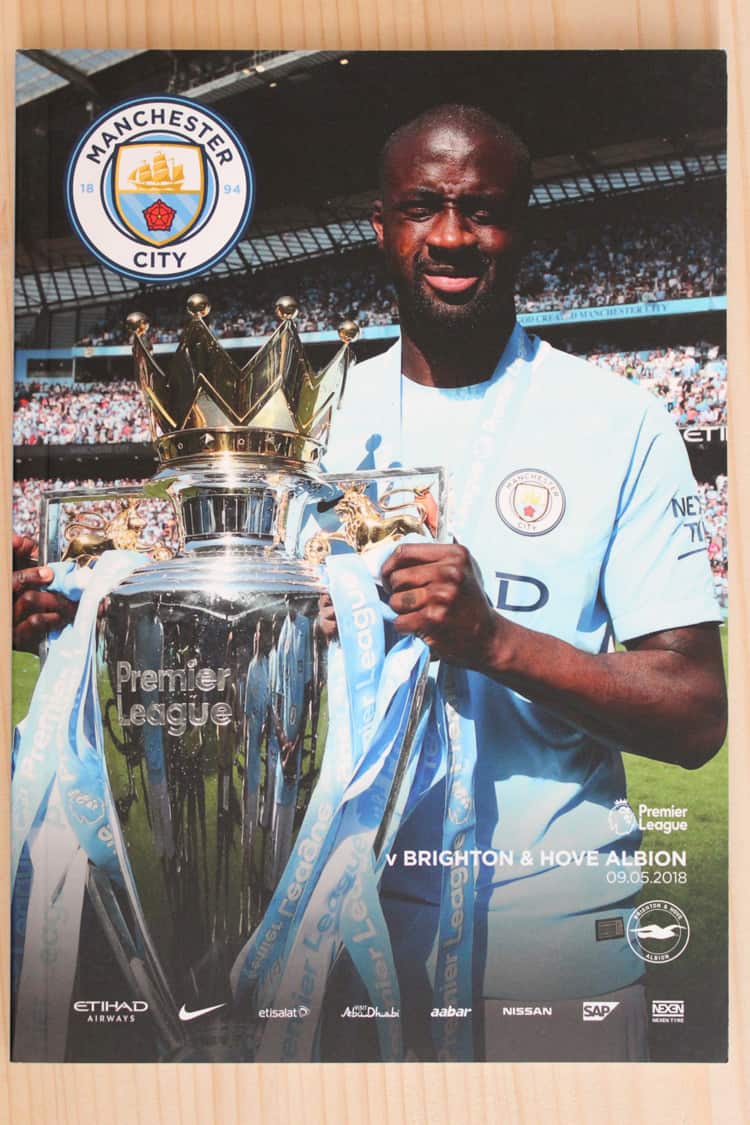 Manchester City FC v Brighton & Hove Albion FC